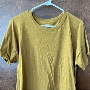 Madewell Olive Green Short Sleeve Tee
